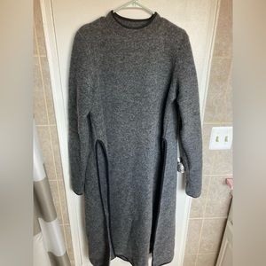 Son de Flor Double Slit Dress, gray